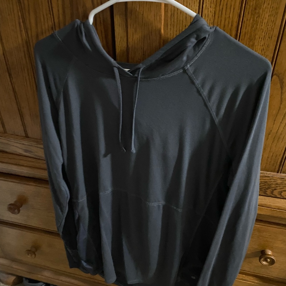 Dark Gray Hooded Sweatshirt